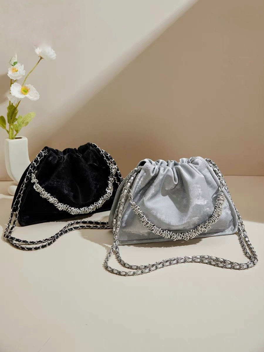 Velvet Pouch Bag